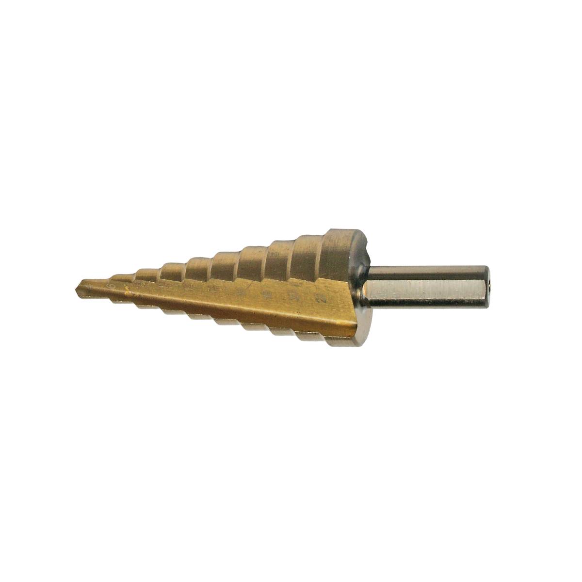 SW-Stahl Stufenbohrer, HSS-G TiN, 4-22 mm