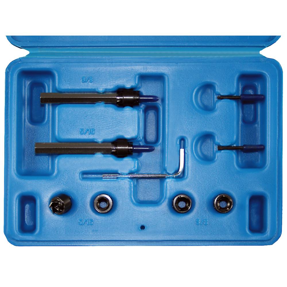 SW-Stahl Schweißpunktfräsersatz, 3/8"+5/16", 8-teilig,