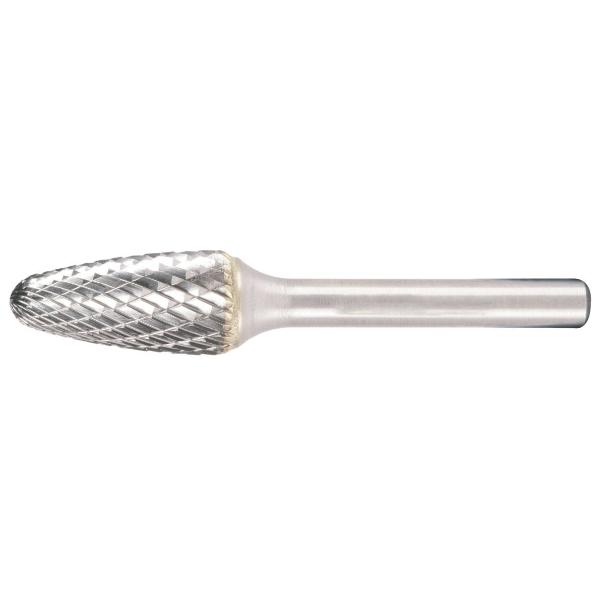 SW-Stahl Hartmetall Frässtift, rundgebogen, 6 mm