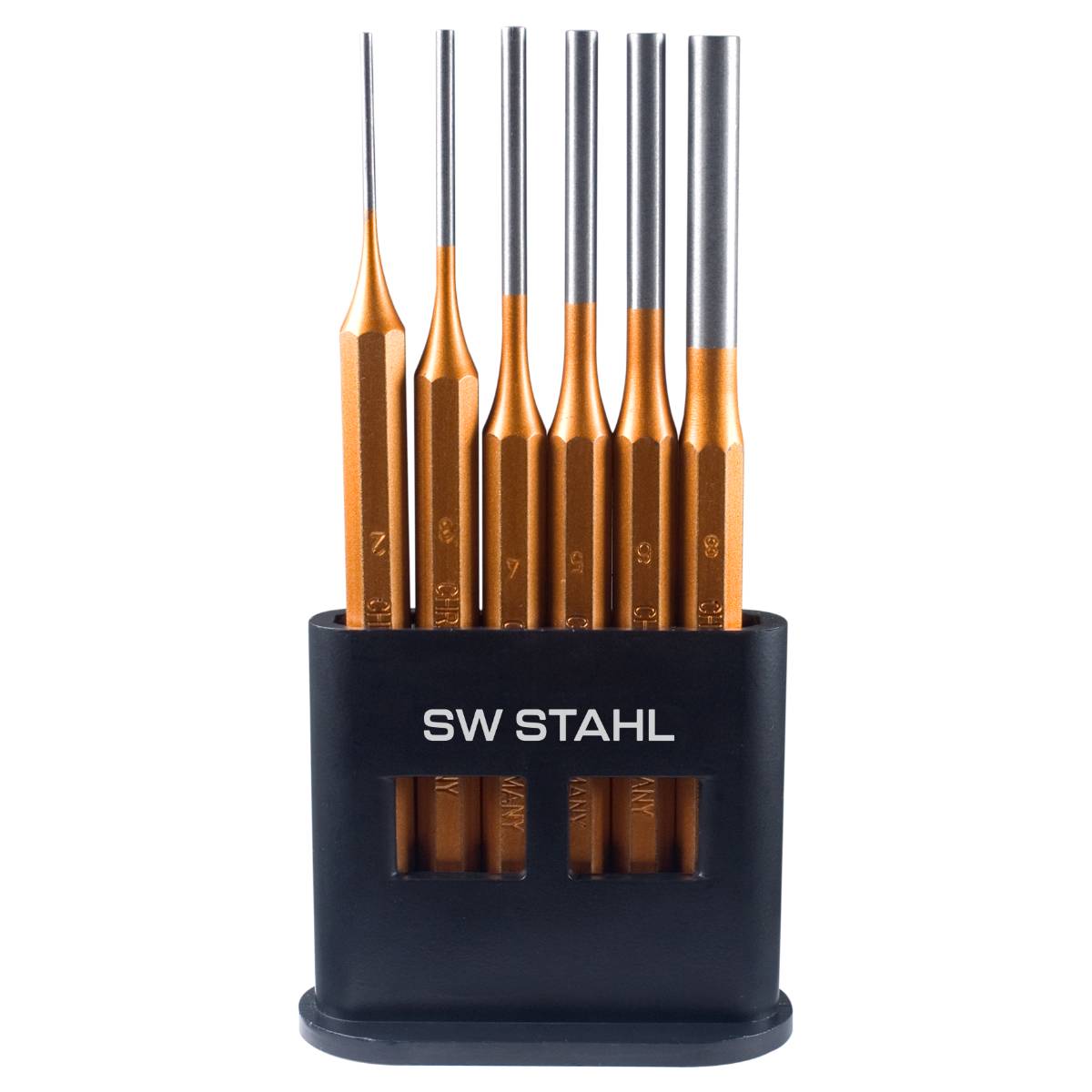 SW-Stahl Splinttreiber-Satz, 2-8 mm, 6-teilig