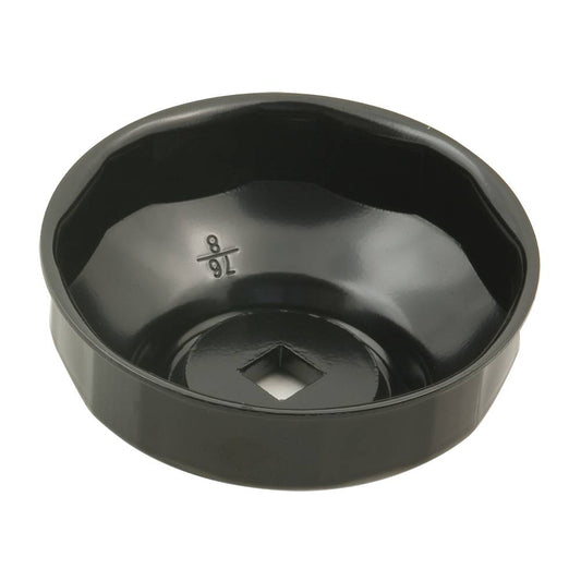 SW-Stahl Ölfilterschlüssel, Stahl, 3/8'' Antrieb, 76 mm, 8 Rillen