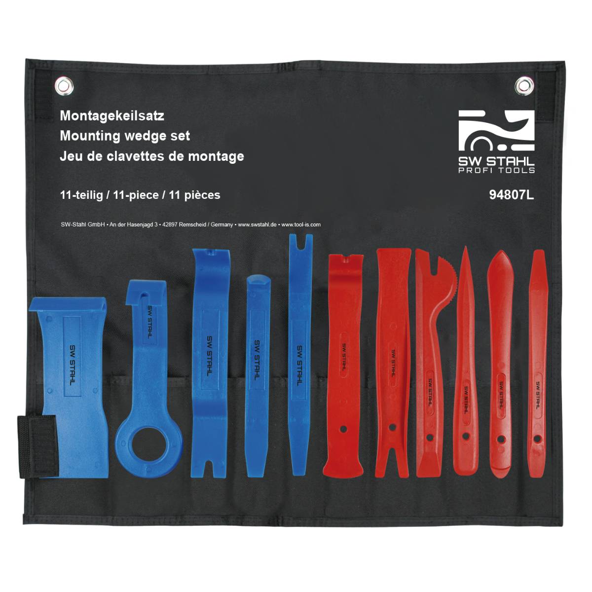 SW-Stahl Montagekeilsatz, 11-teilig