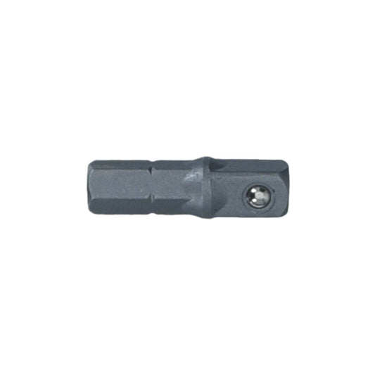 SW-Stahl Adapter Steckschlüsseleinsatz, 1/4" Sechskant auf 1/4" Vierkant, 25 mm