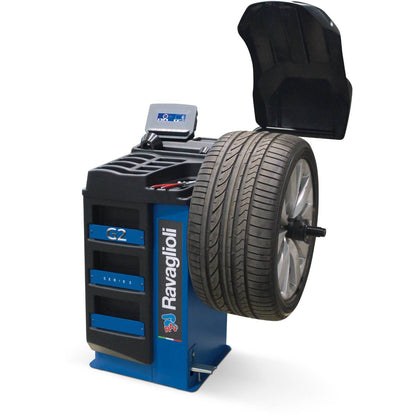Ravaglioli Elektronische mikroprozessorgesteuerte Radauswuchtmaschine G2.121RFM