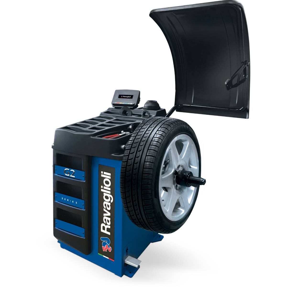 Ravaglioli Elektronische mikroprozessorgesteuerte Radauswuchtmaschine G2.124NWSPLUS