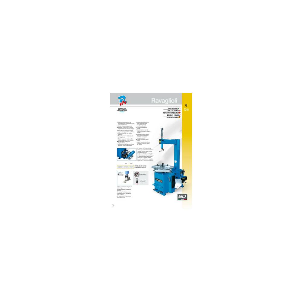 Ravaglioli Reifenmontiermaschine G7240.20