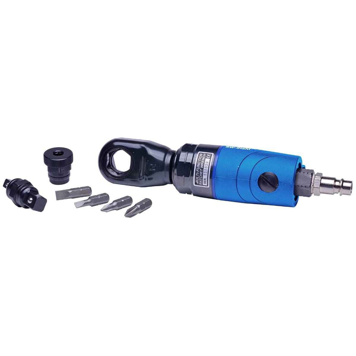 SW-Stahl Mini Druckluft-Ratschenschrauber, 1/4" und 3/8"