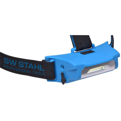 SW-Stahl LED Akku-Stirnleuchte, 2W COB