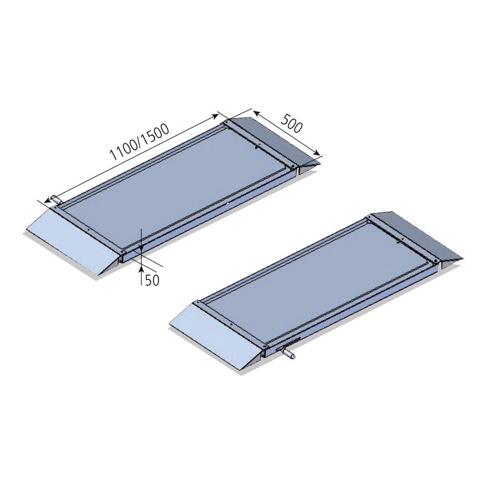 Ravaglioli Schiebeplatten 1100 x 500 x 50 mm