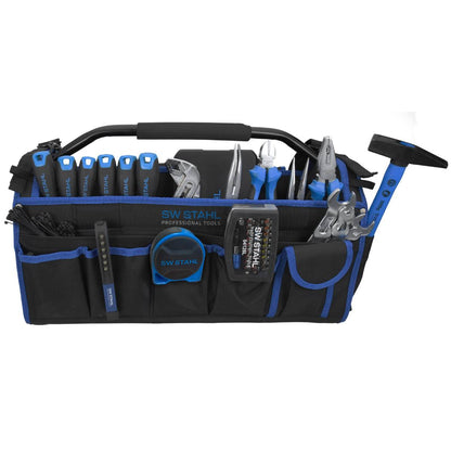 SW-Stahl Werkzeugtasche "Multibag XL", Werkzeugbestückung "KOMPAKT", 111-teilig