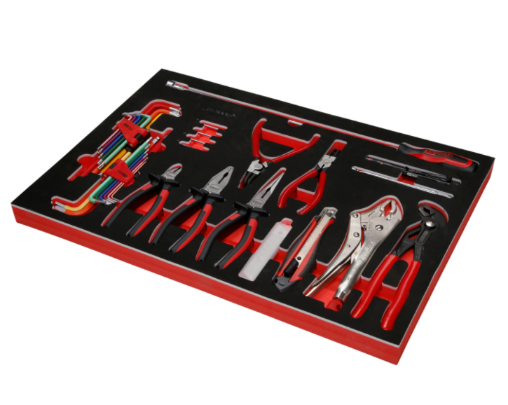 KS Tools Performanceplus Werkstattwagen-Satz P15 mit 338 Werkzeugen für 6 Schubladen