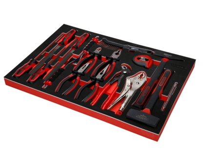 KS Tools Performanceplus Werkstattwagen-Satz P15 mit 262 Werkzeugen für 5 Schubladen