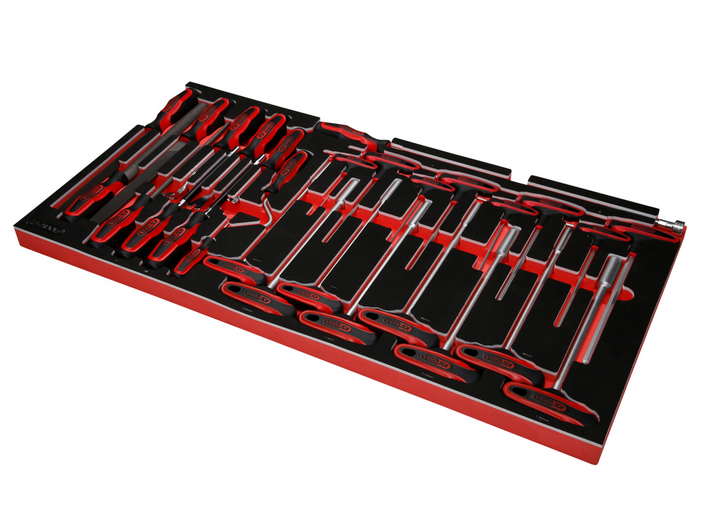 KS Tools Performanceplus Werkstattwagen-Satz P25 mit 660 Werkzeugen für 8 Schubladen