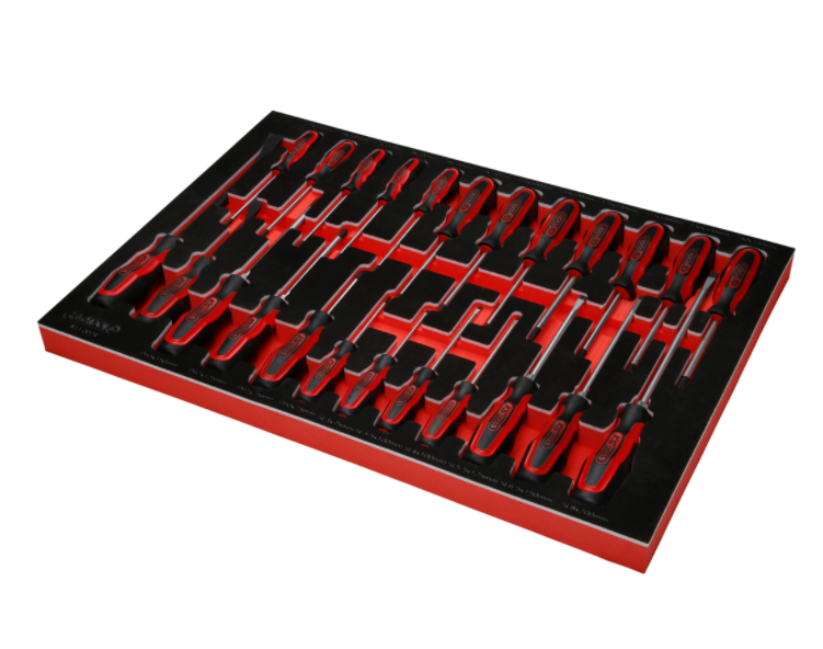 KS Tools Performanceplus Werkstattwagen-Satz P15 mit 241 Werkzeugen für 4 Schubladen