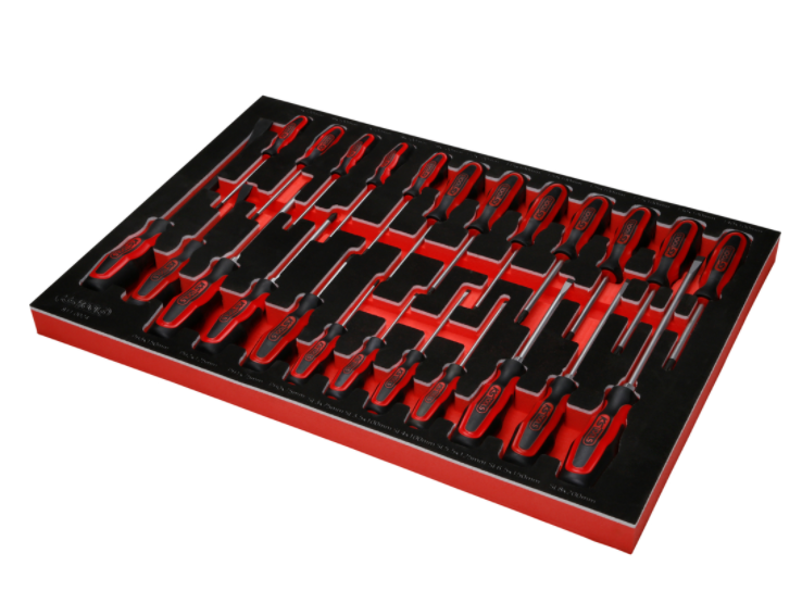 KS Tools Performanceplus Werkstattwagen-Satz P15 mit 271 Werkzeugen für 6 Schubladen
