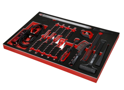 KS Tools Performanceplus Werkstattwagen-Satz P15 mit 338 Werkzeugen für 6 Schubladen