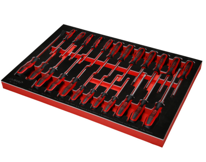 KS Tools Performanceplus Werkstattwagen-Satz P15 mit 370 Werkzeugen für 6 Schubladen
