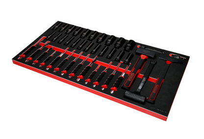 KS Tools Performanceplus Werkstattwagen-Satz P25 mit 660 Werkzeugen für 8 Schubladen