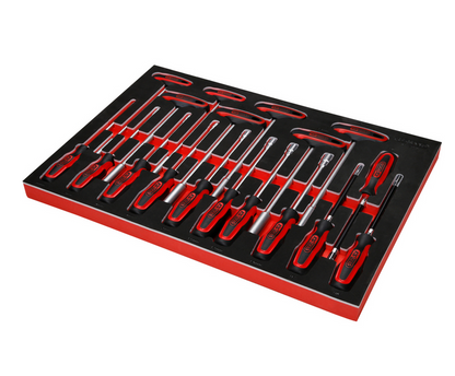 KS Tools Performanceplus Werkstattwagen-Satz P20 mit 706 Werkzeugen für 7 Schubladen