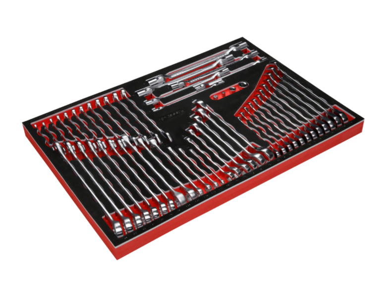 KS Tools Performanceplus Werkstattwagen-Satz P15 mit 370 Werkzeugen für 6 Schubladen