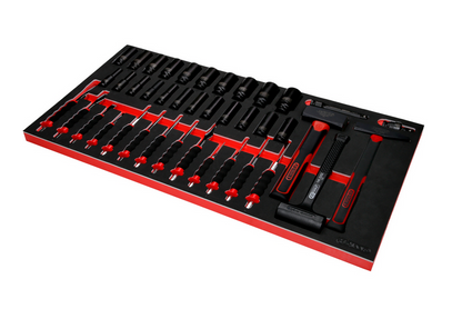 KS Tools Performanceplus Werkstattwagen-Satz P25 mit 564 Werkzeugen für 8 Schubladen