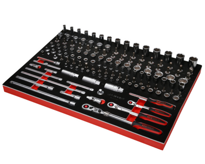 KS Tools Performanceplus Werkstattwagen-Satz P15 mit 338 Werkzeugen für 6 Schubladen