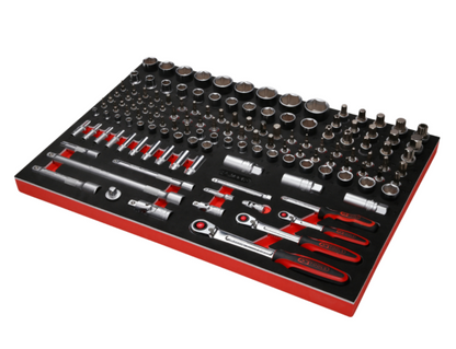 KS Tools Performanceplus Werkstattwagen-Satz P15 mit 271 Werkzeugen für 6 Schubladen