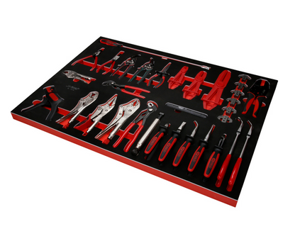 KS Tools Performanceplus Werkstattwagen-Satz P20 mit 706 Werkzeugen für 7 Schubladen