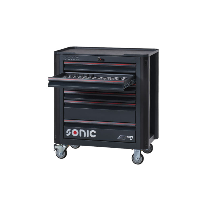 Sonic Werkstattwagen NEXT S7 gefüllt 140 teilig