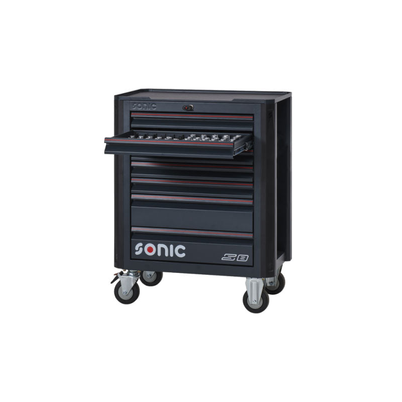 Sonic Werkstattwagen NEXT S8 gefüllt 197 teilig