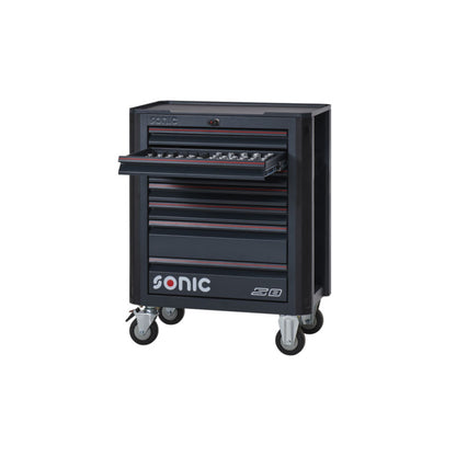 Sonic Werkstattwagen NEXT S8 gefüllt 197 teilig