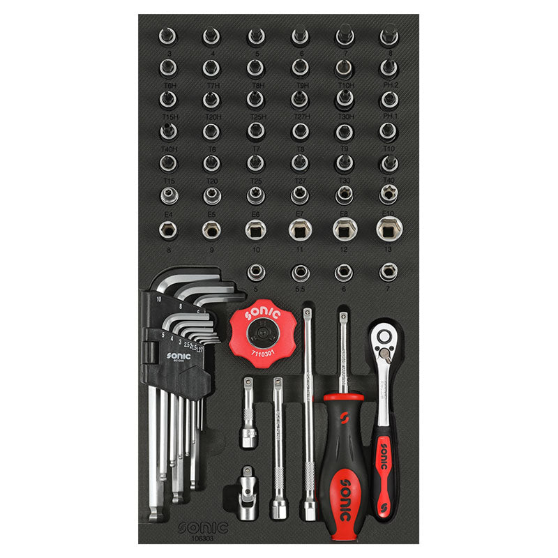 Sonic Werkstattwagen NEXT S9 rot 302-teilig - 730295