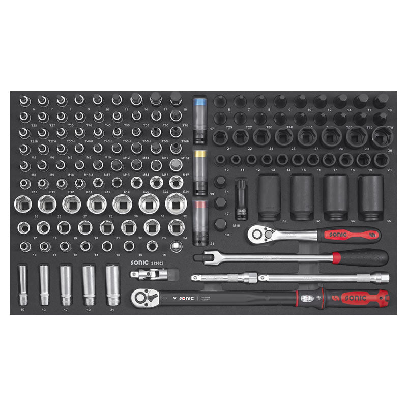 Sonic Werkstattwagen NEXT S12 rot 303-teilig - 730397
