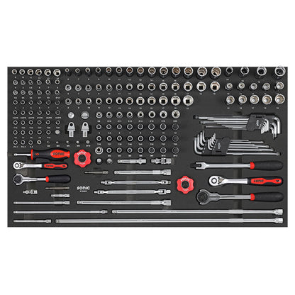 Sonic Werkstattwagen NEXT S12 rot 400-teilig - 740097