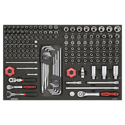 Sonic Werkstattwagen NEXT S9 schwarz 414-teilig - 741494