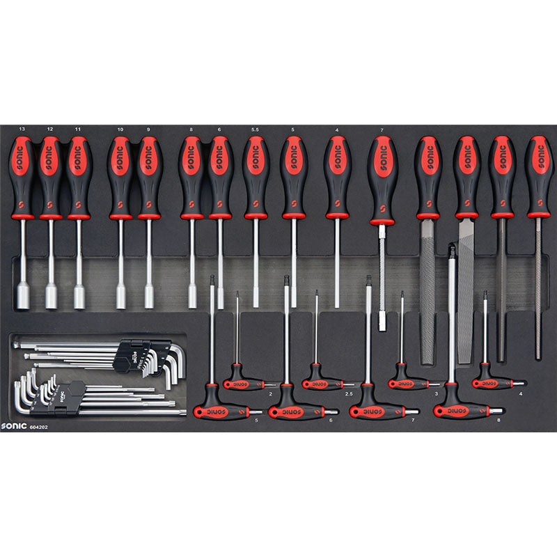 Sonic Werkstattwagen NEXT S12 schwarz 485-teilig - 748596