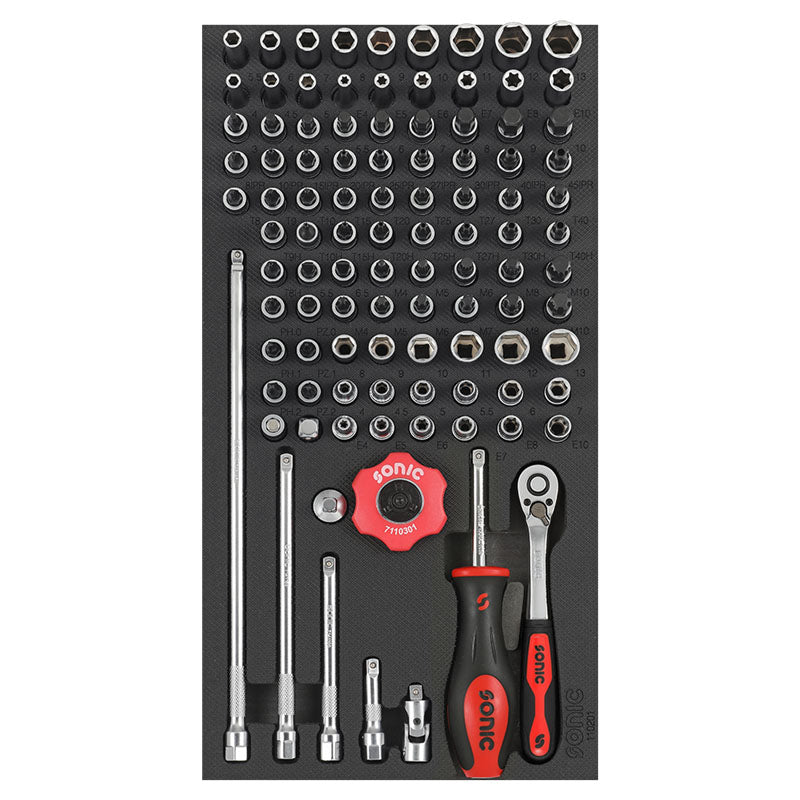 Sonic Werkstattwagen NEXT S9  schwarz 527-teilig - 752794