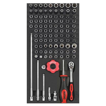 Sonic Werkstattwagen NEXT S9  schwarz 527-teilig - 752794
