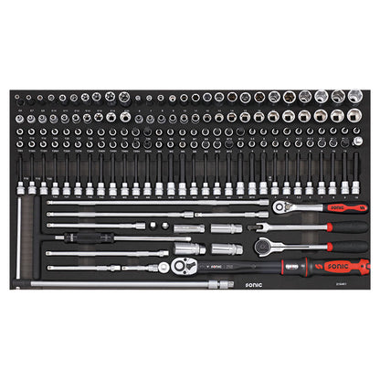 Sonic Werkstattwagen NEXT S12 rot 644-teilig - 764497