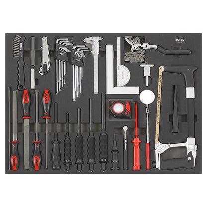 Sonic Werkstattwagen NEXT S12XD gefüllt 723 teilig (Heavy Duty)