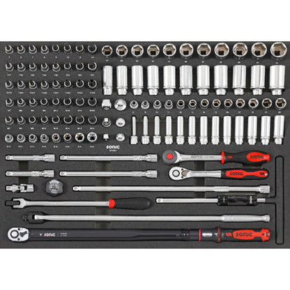 Sonic Werkstattwagen NEXT S12XD gefüllt 723 teilig (Heavy Duty)