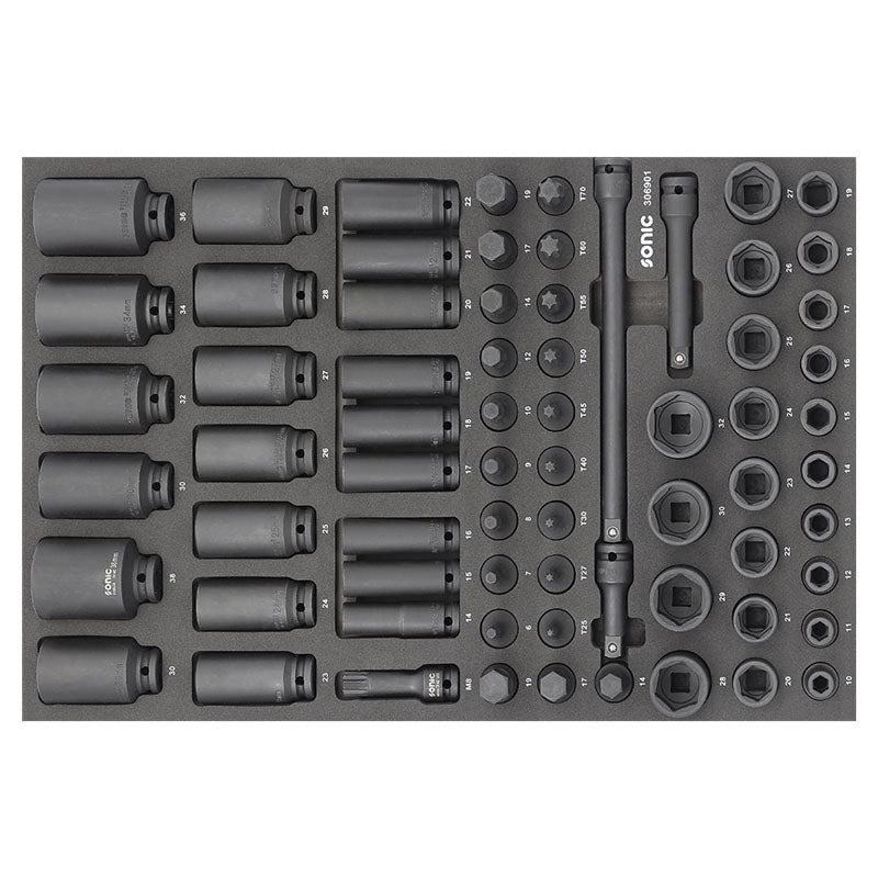 Sonic Werkstattwagen NEXT S12XD gefüllt 723 teilig (Heavy Duty)