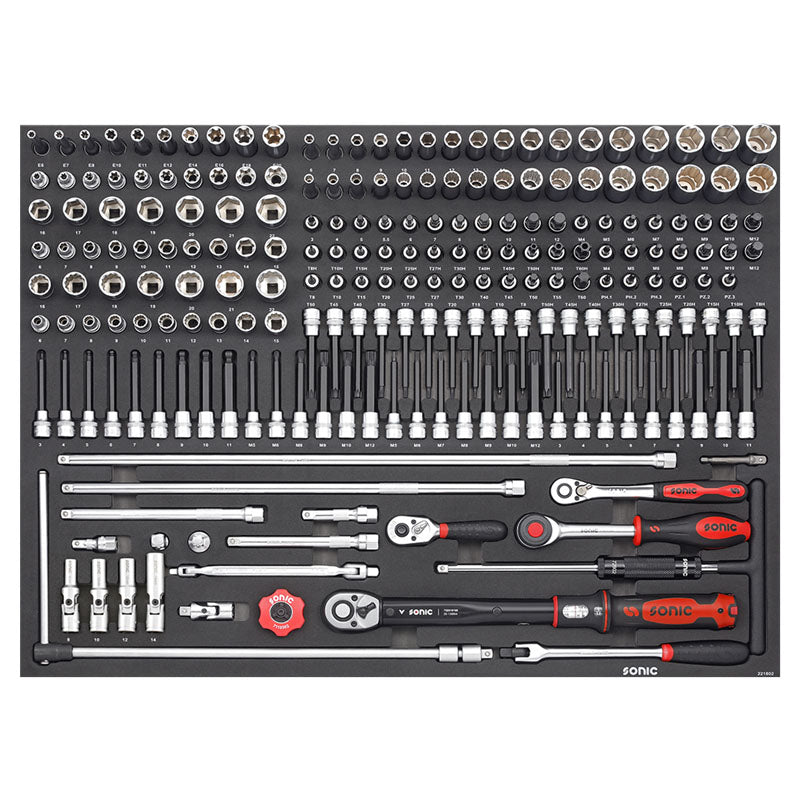 Sonic Werkstattwagen NEXT S12XD gefüllt 723 teilig (Heavy Duty)