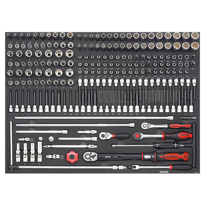 Sonic Werkstattwagen NEXT S12XD gefüllt 723 teilig (Heavy Duty)