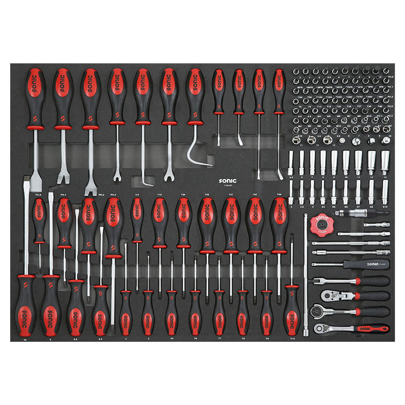 Sonic Werkstattwagen NEXT S12XD gefüllt 723 teilig (Heavy Duty)