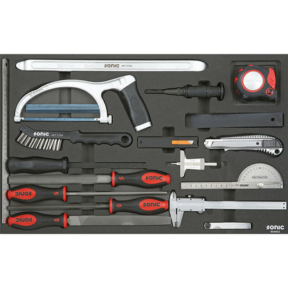 Sonic Werkstattwagen NEXT S12XD schwarz 887-teilig - 788798