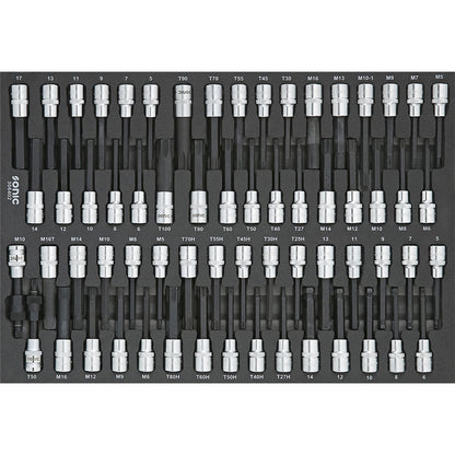 Sonic Werkstattwagen NEXT S12XD schwarz 887-teilig - 788798