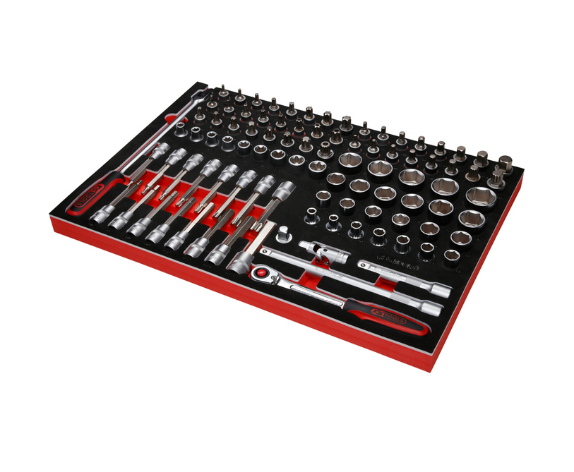 KS Tools Performanceplus Werkstattwagen-Satz P35 mit 549 Werkzeugen für 12 Schubladen