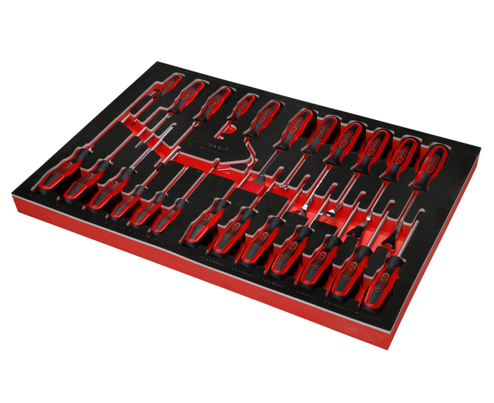 KS Tools Performanceplus Werkstattwagen-Satz P15 mit 403 Werkzeugen für 7 Schubladen