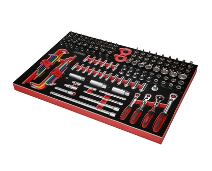 KS Tools Performanceplus Werkstattwagen-Satz P35 mit 549 Werkzeugen für 12 Schubladen